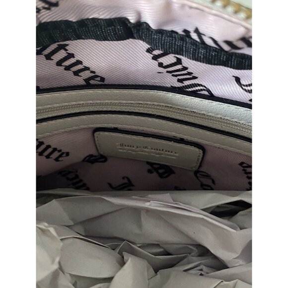 Juicy Couture The Key To Juicy Satchel Crossbody Liquorice Velvet Charm NEW - Picture 15 of 16